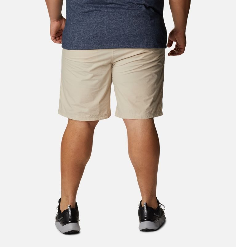 Men's Columbia Washed Out Shorts Khaki | Plus Size CA-S1603